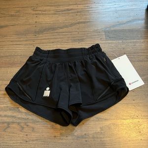 Lululemon Hotty Hot LR Short 2.5” Lined with Ironman Logo